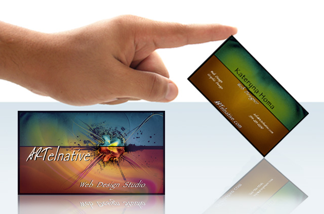 Business cards design. 2010 business card design
